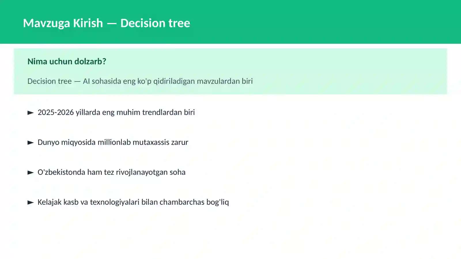 Machine Learning Asoslari 2