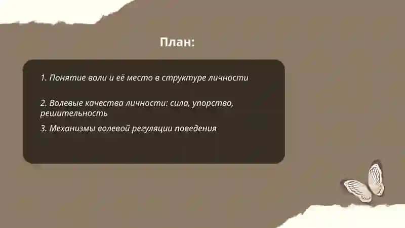 Личность и её волевая сфера 2