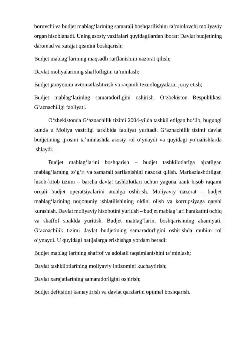 Gʻaznachilik 2
