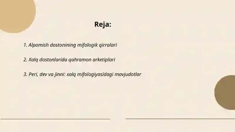 Xalq dostonlari va mifologiya 2
