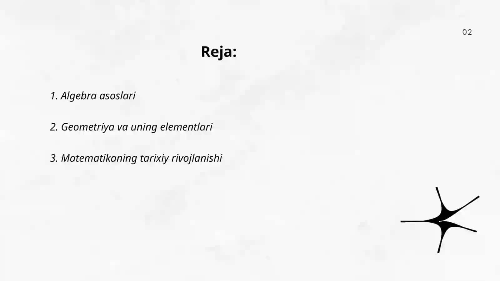Matematika haqida tushuncha 2