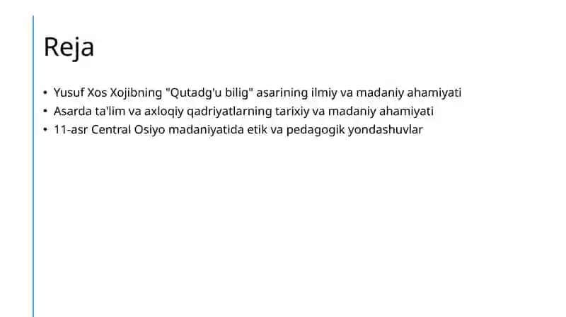 Qutadg'u bilig asarining ilmiy, ta'limiy va axloqiy ahamyati 2