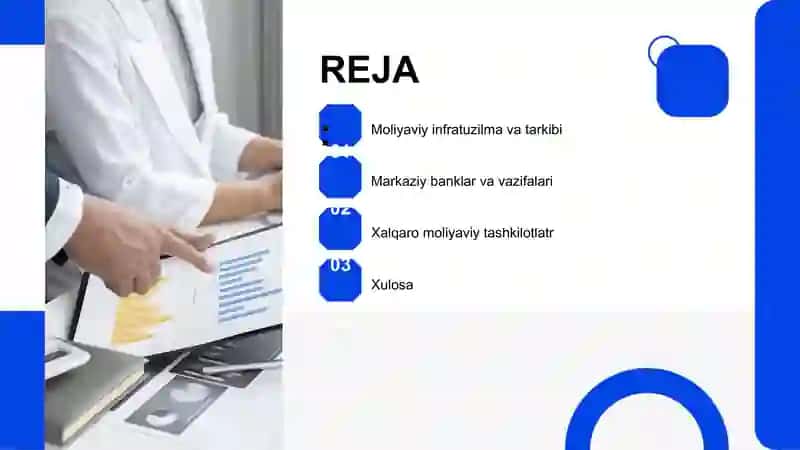 Moliyaviy tashkilotlar va moliyaviy infratuzilmalar 2