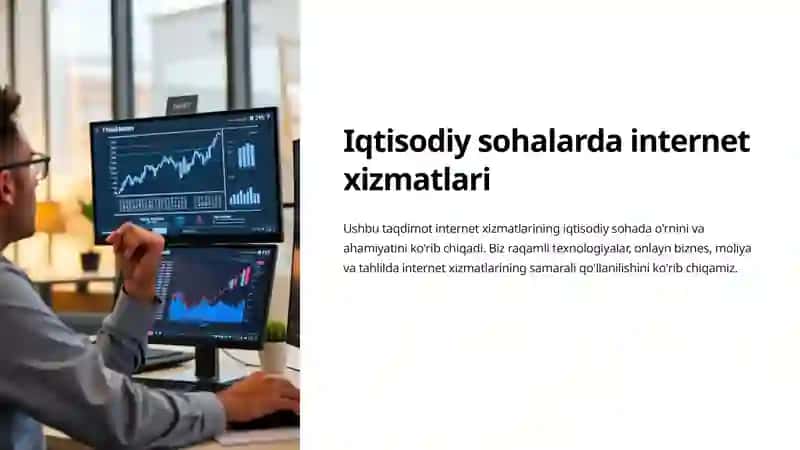 Iqtisodiy sohalarda internet xizmatlari 2