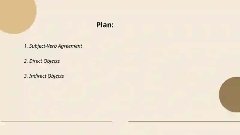 the secondary parts of the sentence 2