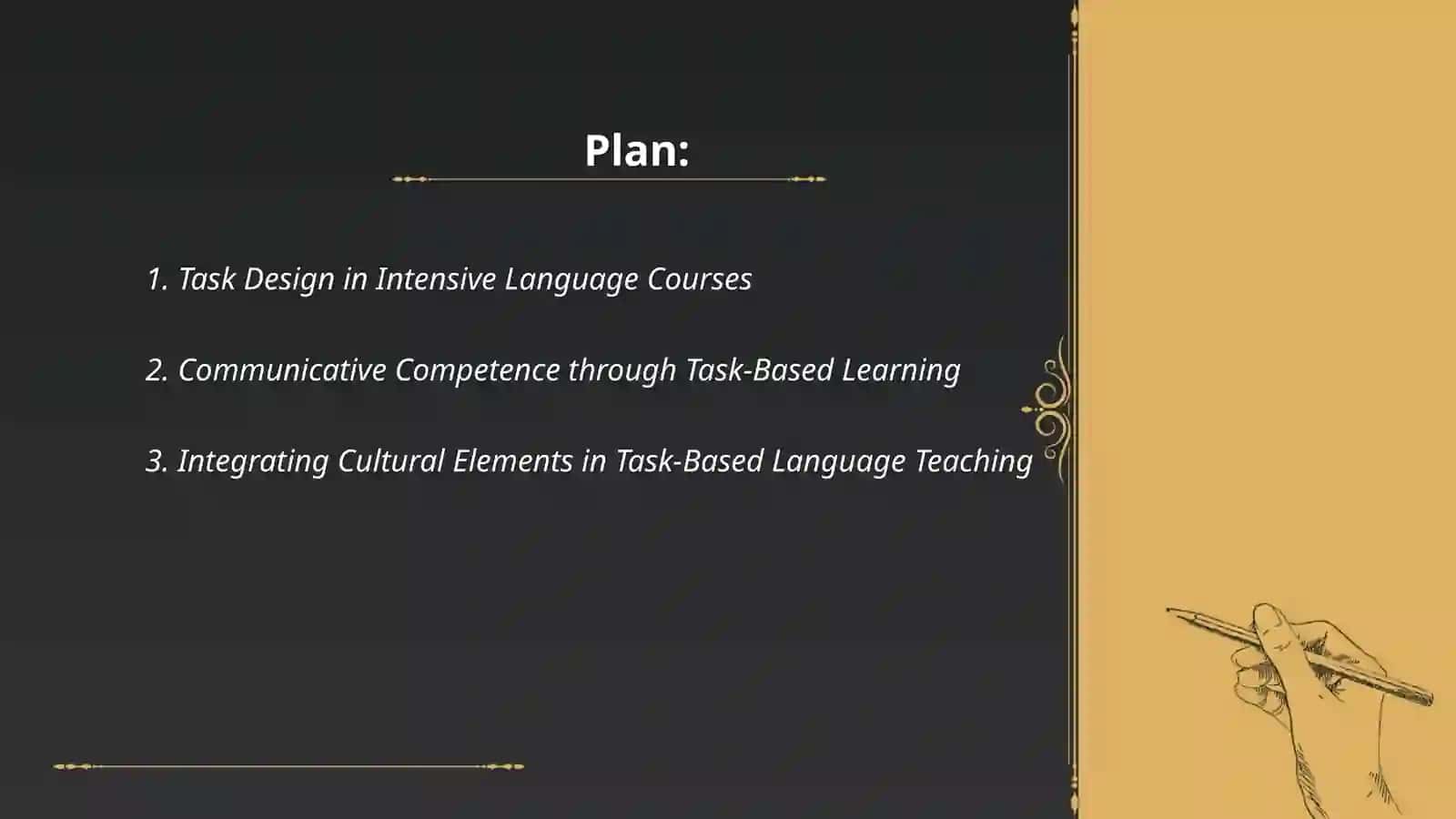 Task-based language learning in intensive context 2