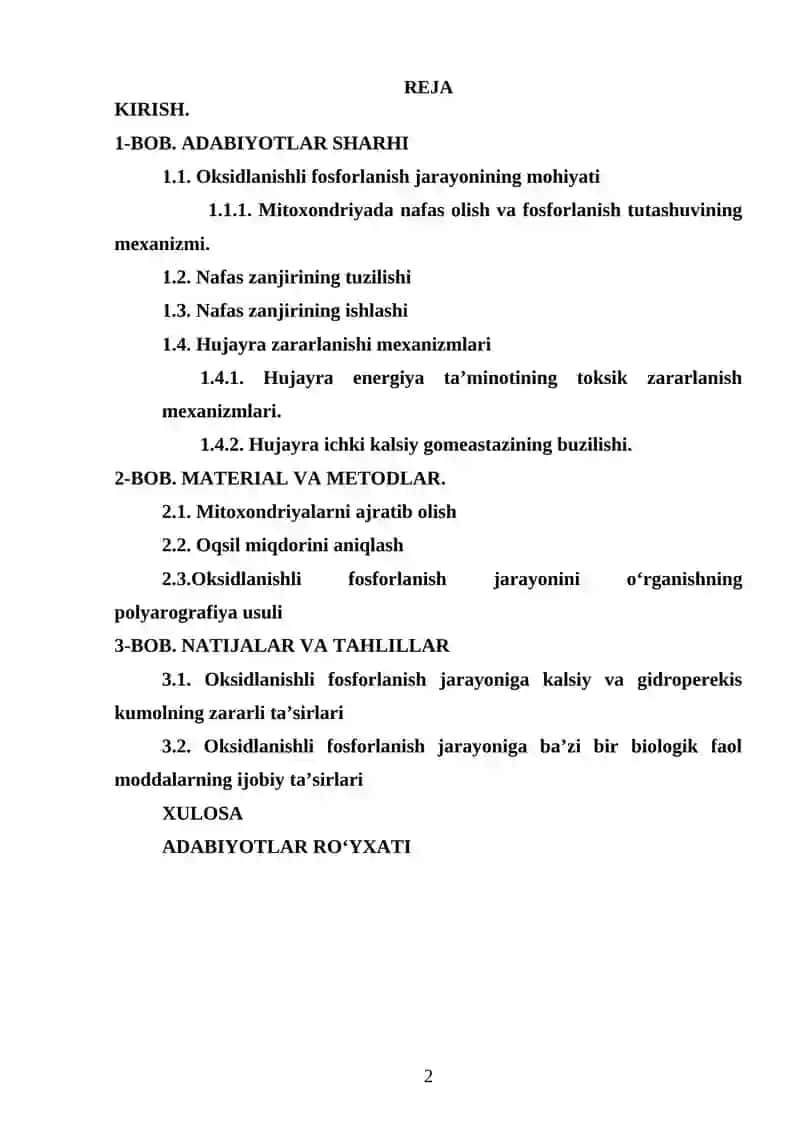 OKSIDLANISHLI FOSFORLANISH JARAYONI VA UNING MITOXONDRIYA HAYOTIY FAOLIYATIDAGI ROLI 2