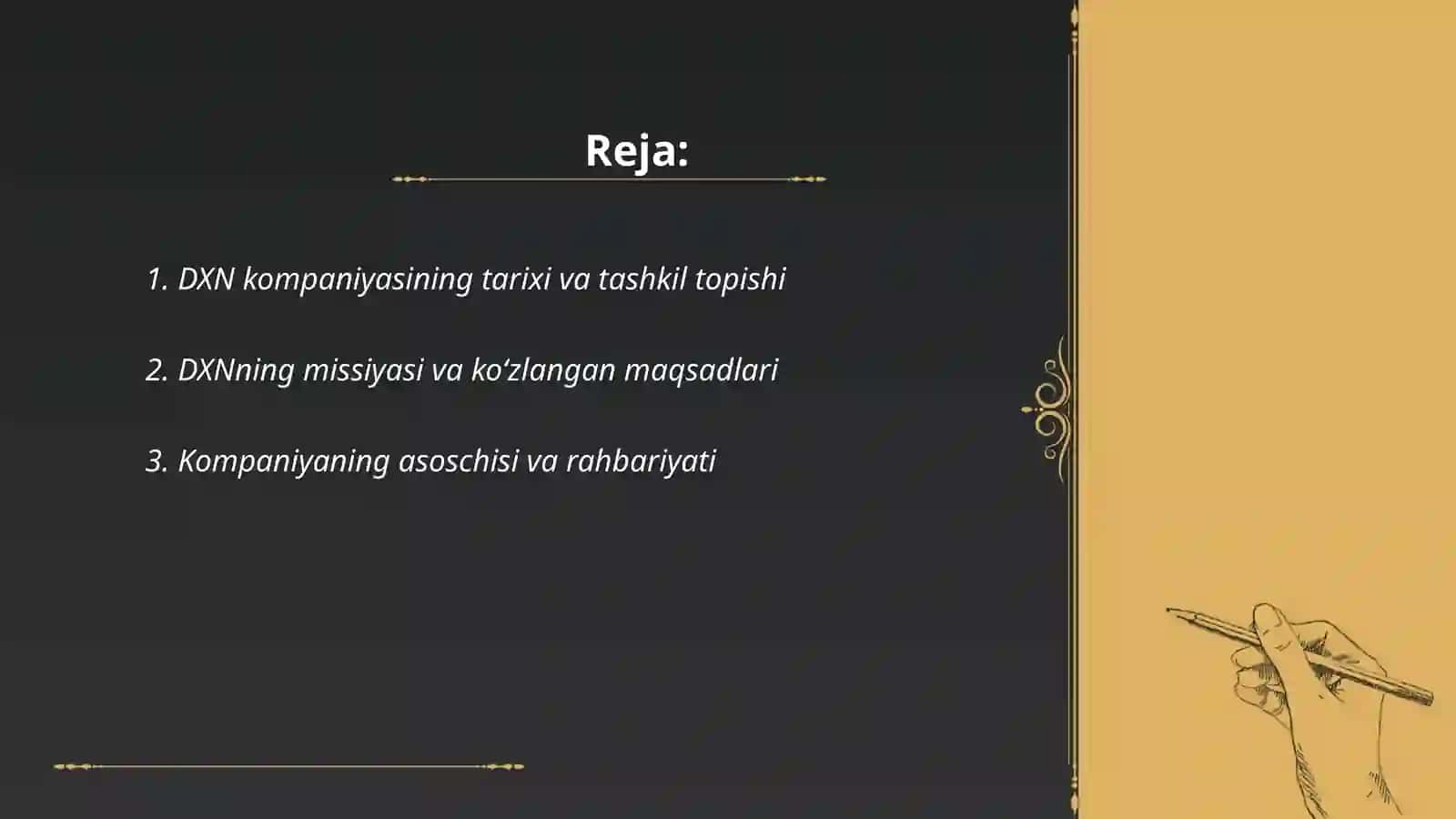 DXN kompaniyasi tarixi va missiyasi 2