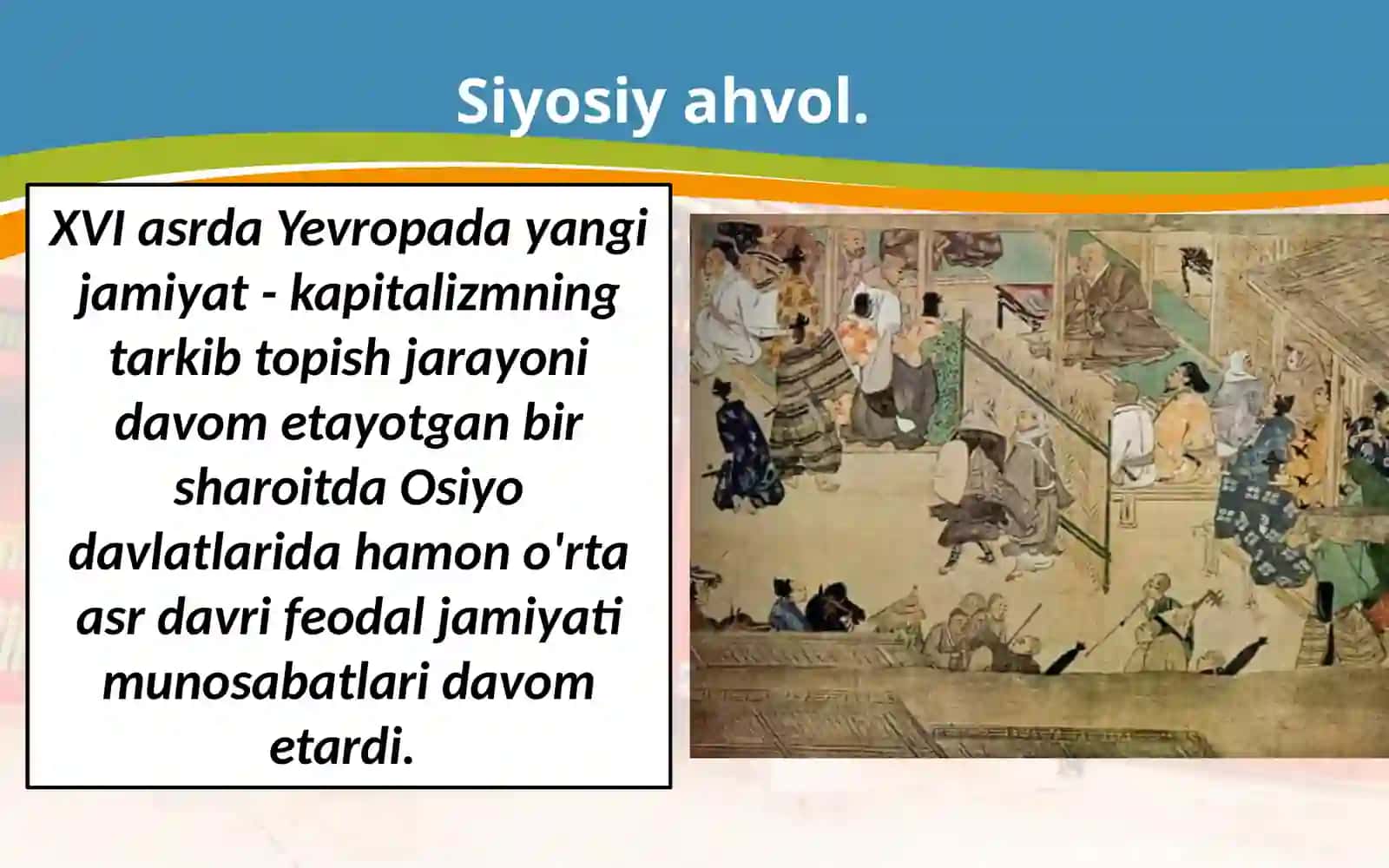 XVI - XVIII asrlarda Yaponiya 2