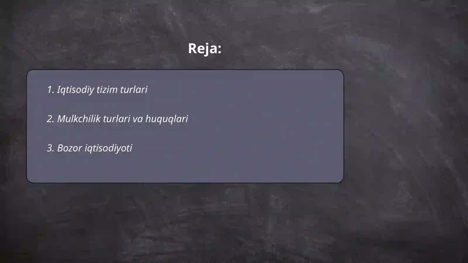 Iqtisodiy tizim va mulkchilik 2