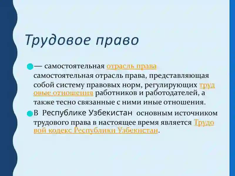 Ведение в Трудовое право 2