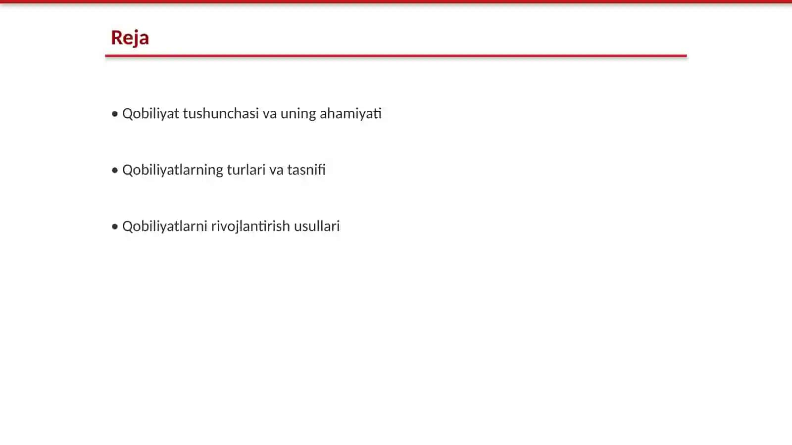 Qobiliyat va uning turlari 2