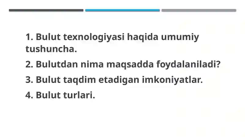 Bulutli texnologiyalar 2