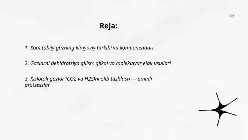 Gazlarni qayta ishlash jarayoni 2