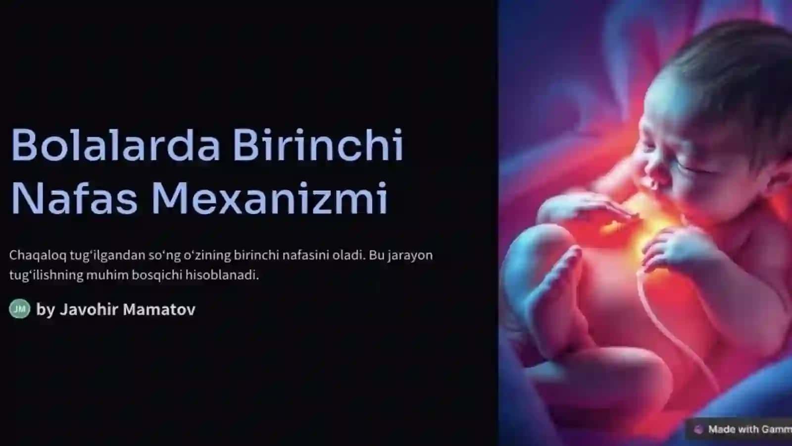 Kop Tarmoqli Tibbiyot Texnikumi Hamshiralik ishi yonalishi 114-guruh talabasi Bahromova Madina 2