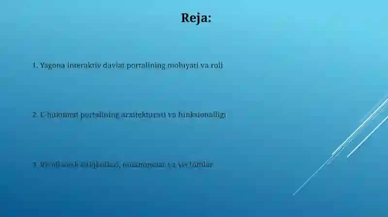 E-hukumat va yagona interaktiv davlat portali 2