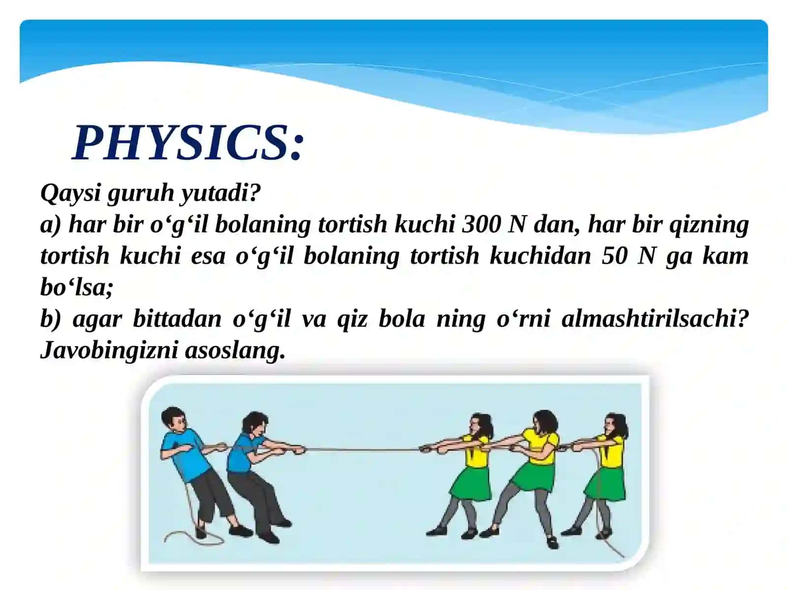 KUCHLARNI QO’SHISH 2