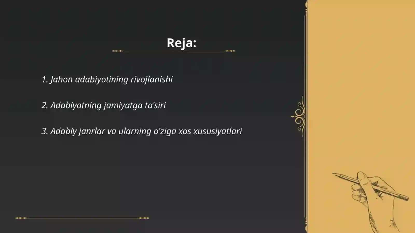 Jahon adiblari adabiyot haqida 2