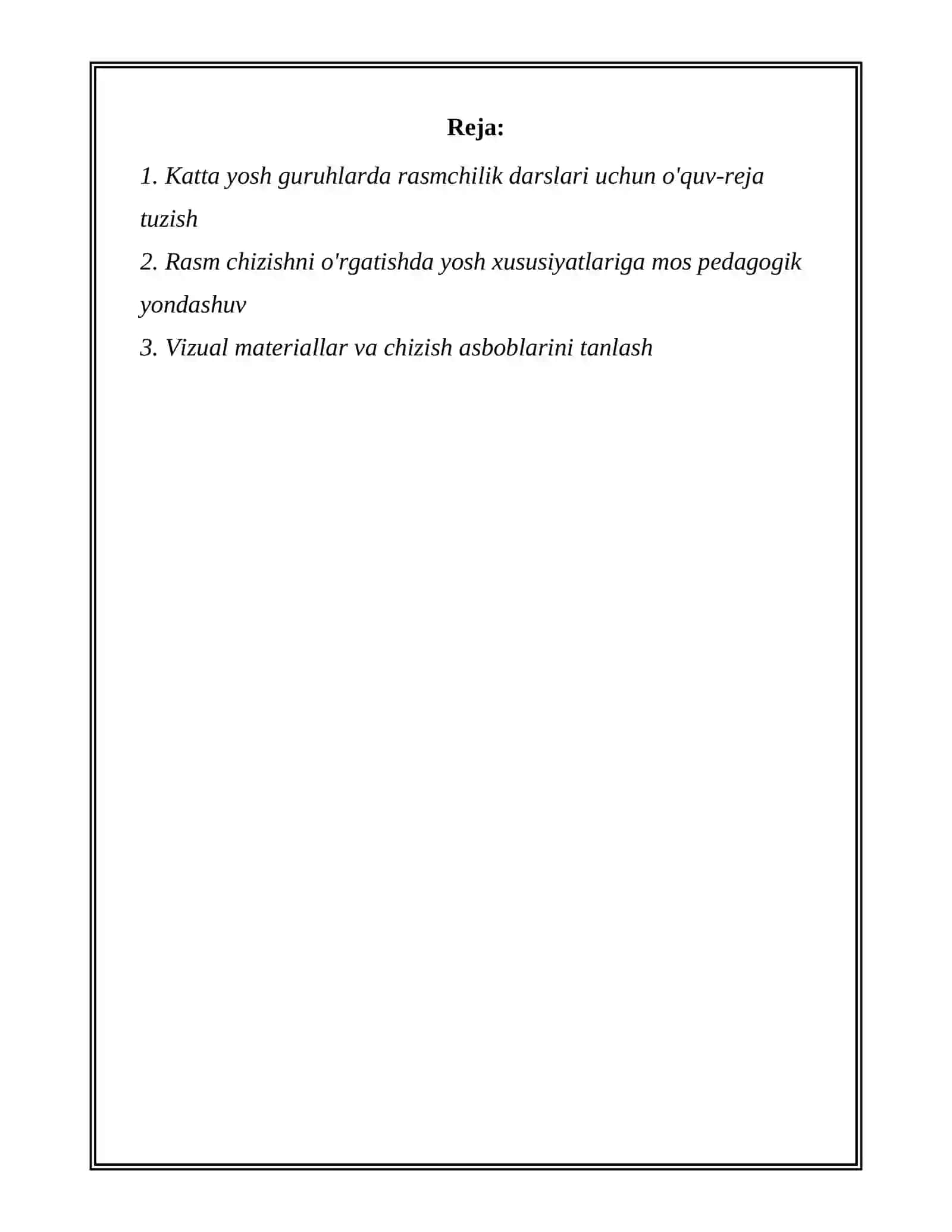 Katta yosh guruhlarda bolalarni rasm chizishga o’rgatish 2