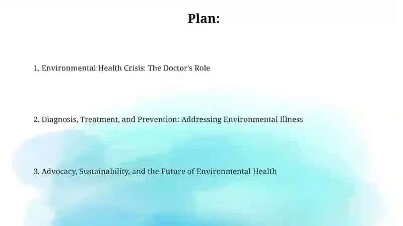 Environmental Health Crisis: The Doctor's Role 2