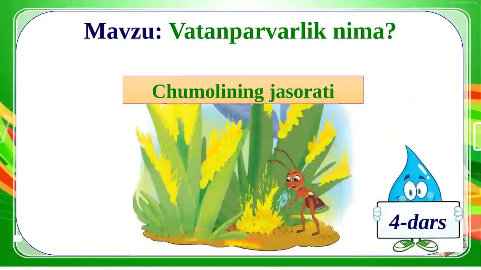 Vatanparvarlik nima? 2