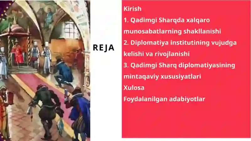Qadimgi Sharq daxalqaro munosabatlar va diplomatiya 2
