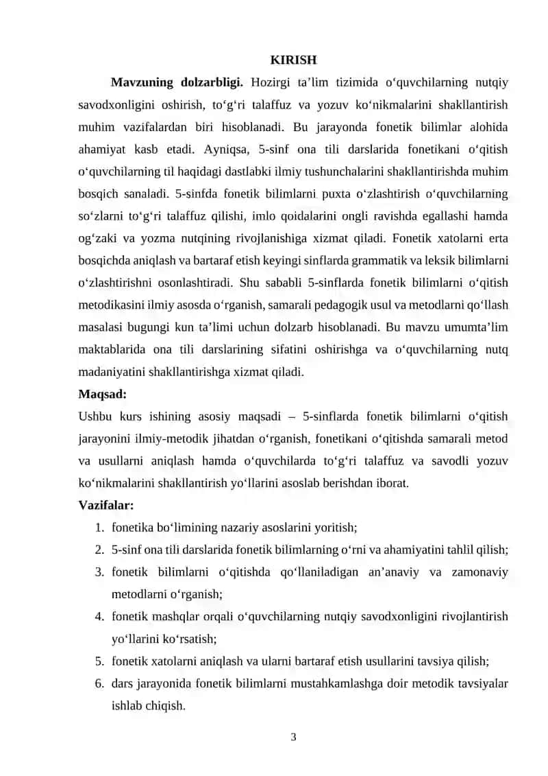 5-sinflarda fonetik bilimlarni o‘qitish metodikasi 2