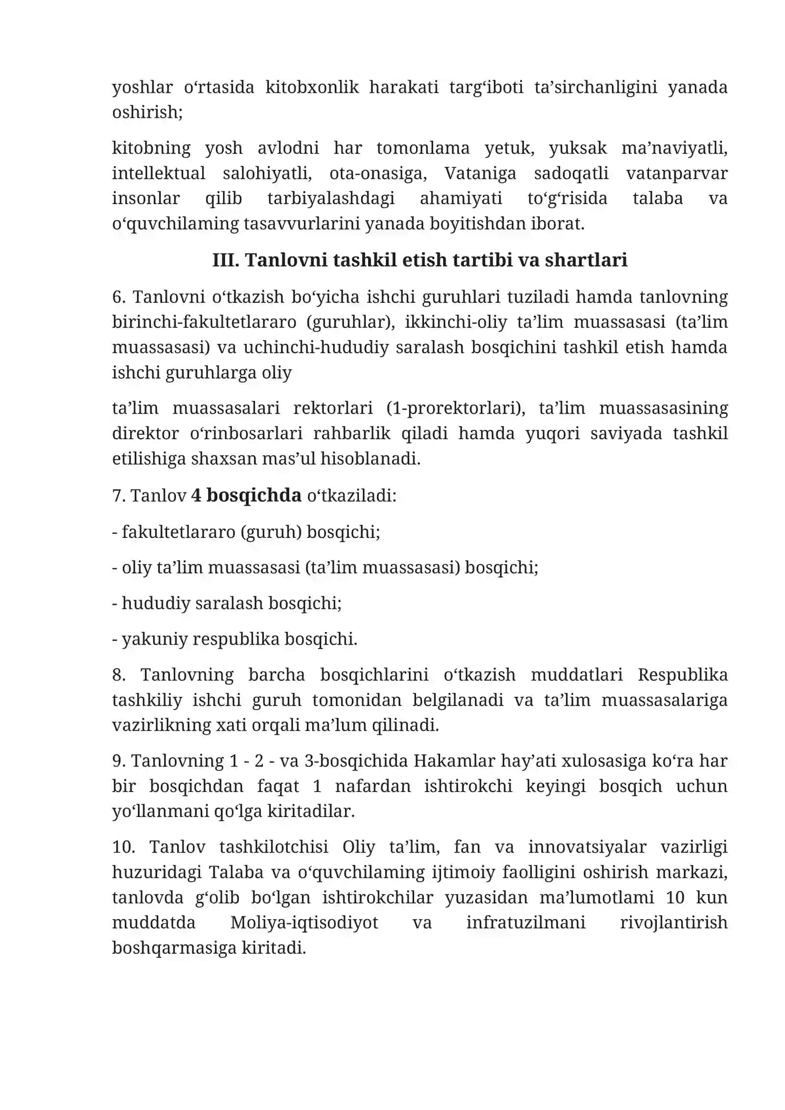 "Kitob mening do‘stim" nizomi 2