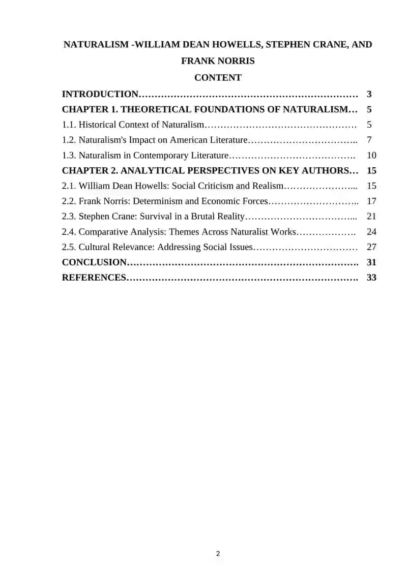 Naturalism in American Literature 2