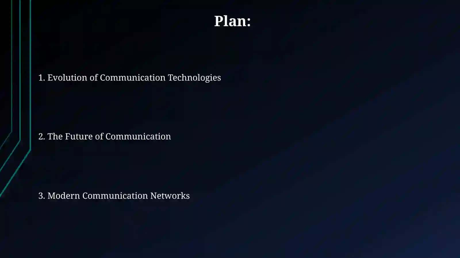 Communications technology 2
