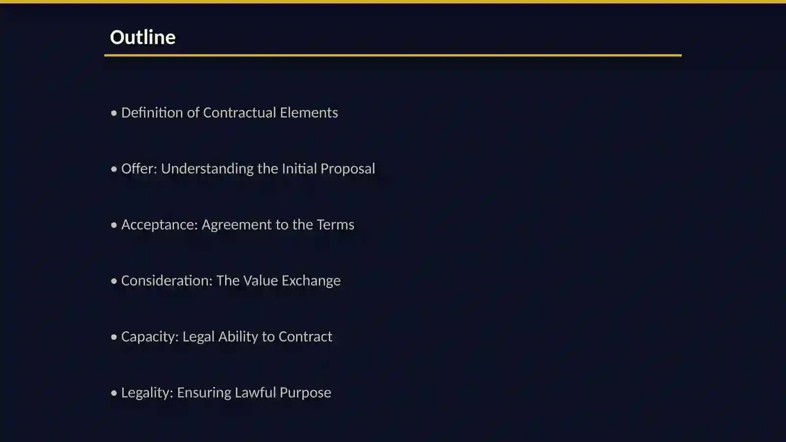 THE ELEMENTS OF CONTRACT 2