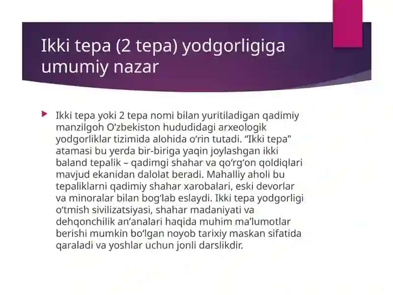 Ikki tepa 2