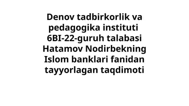 Islom Moliya Bozori va Qimmatli Qog'ozlari 2