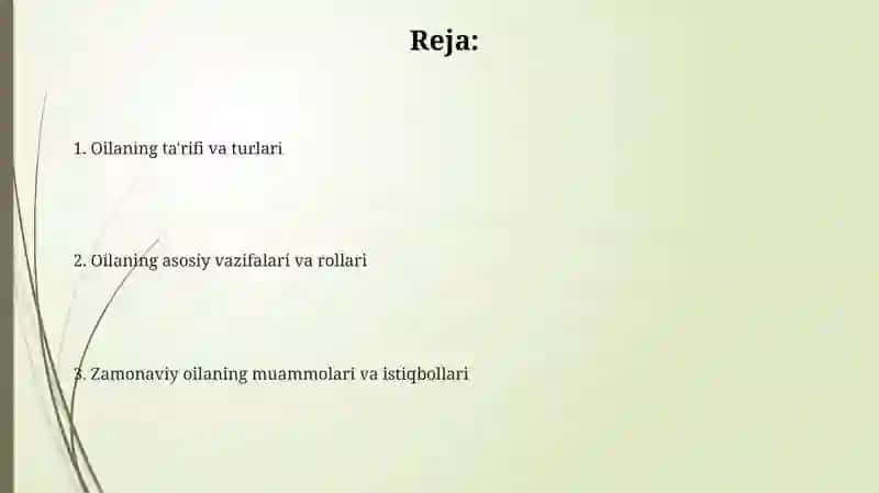 Oila va uning asosiy funksiyalari 2