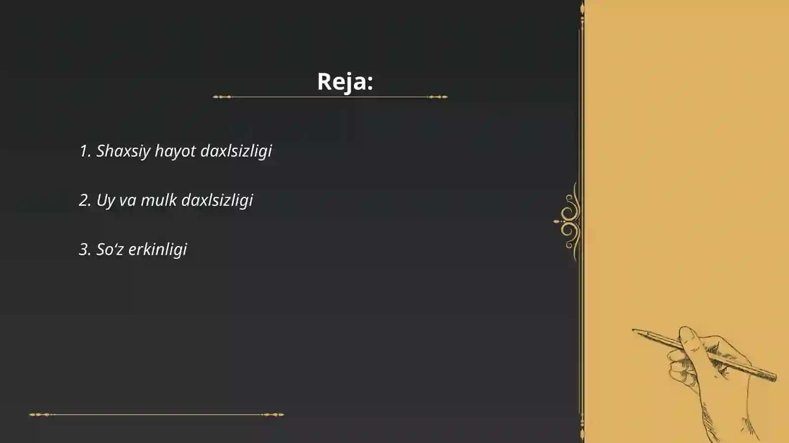 Shaxsiy hayot daxlsizligi 2