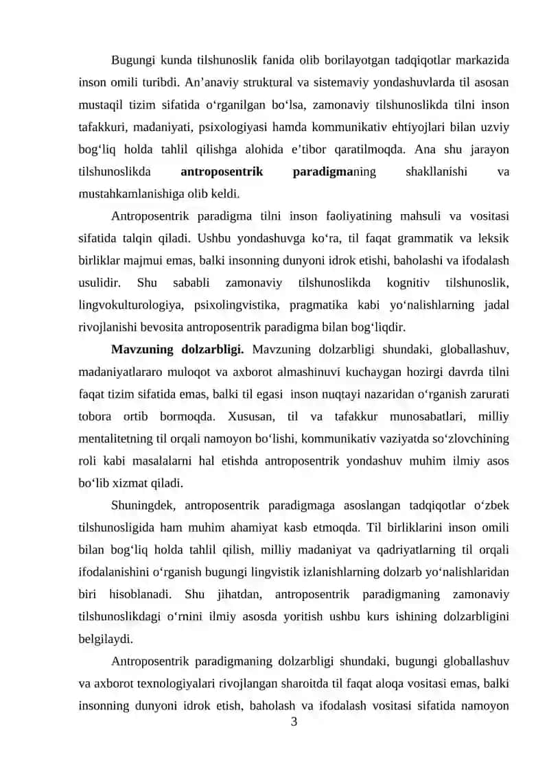 ANTROPOSENTRIK TILSHUNOSLIK 2