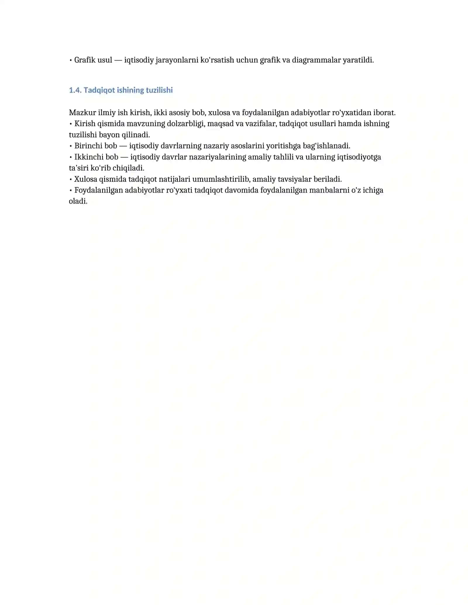 Iqtisodiy davrlarning turlicha nazariyalari 2