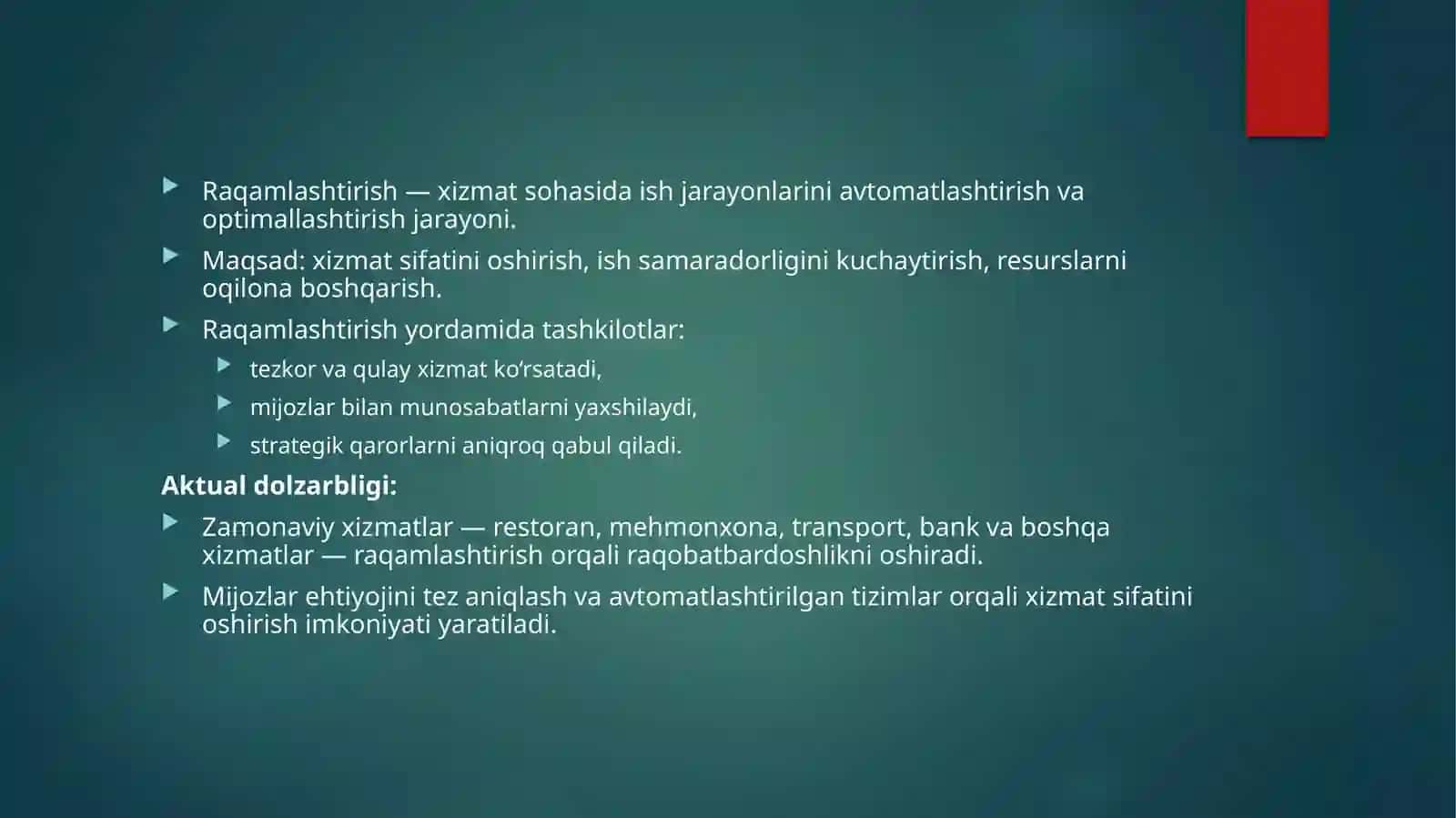 Raqamlashtirish 2