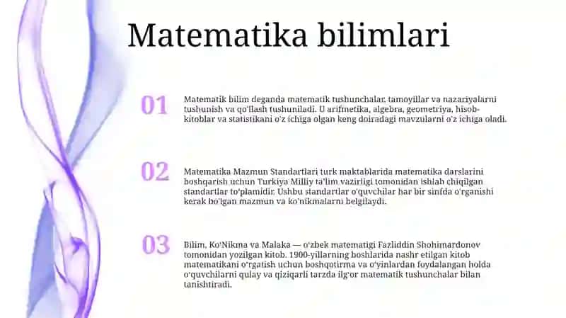 Matematika Mazmun Standartlari 2