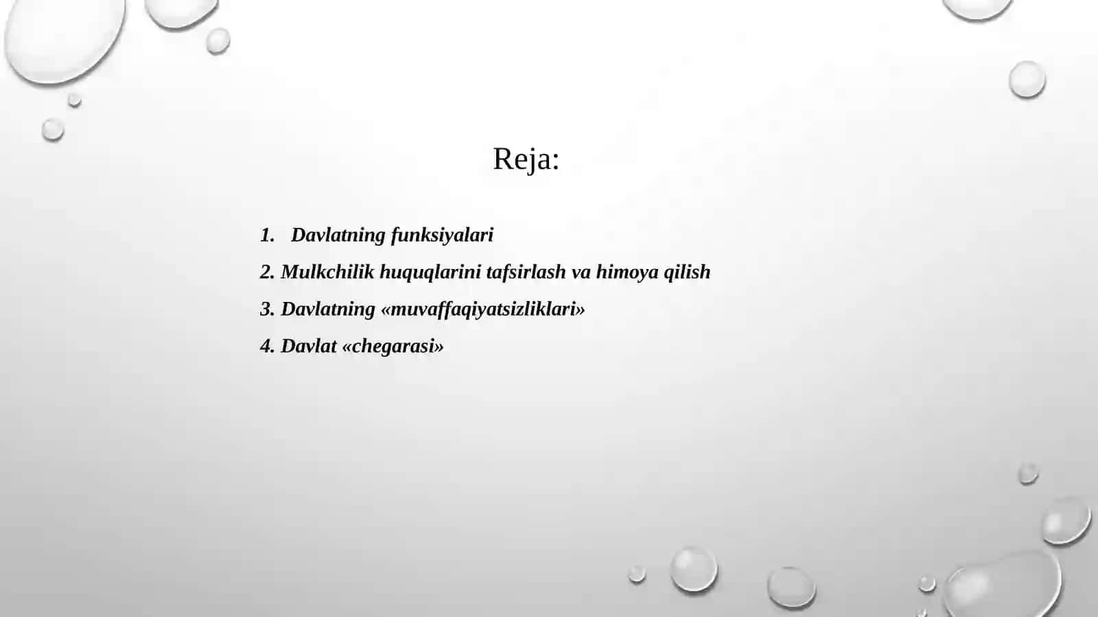 Davlatning funksiyalari 2