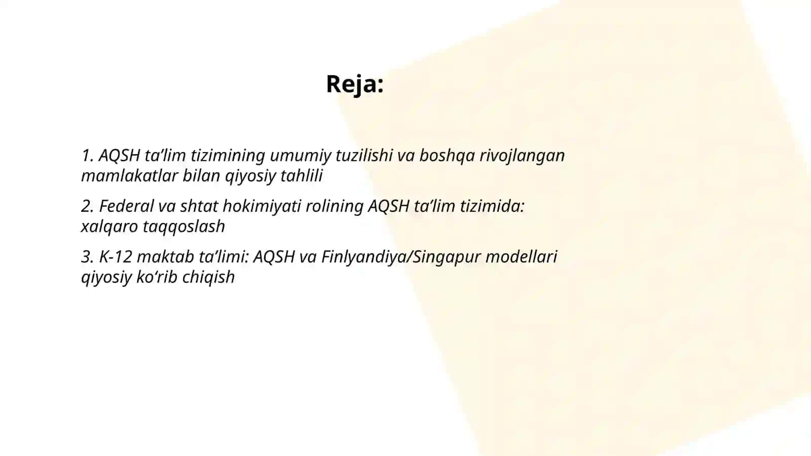 AQSH taʼlim tizimining qiyosiy tahlili 2