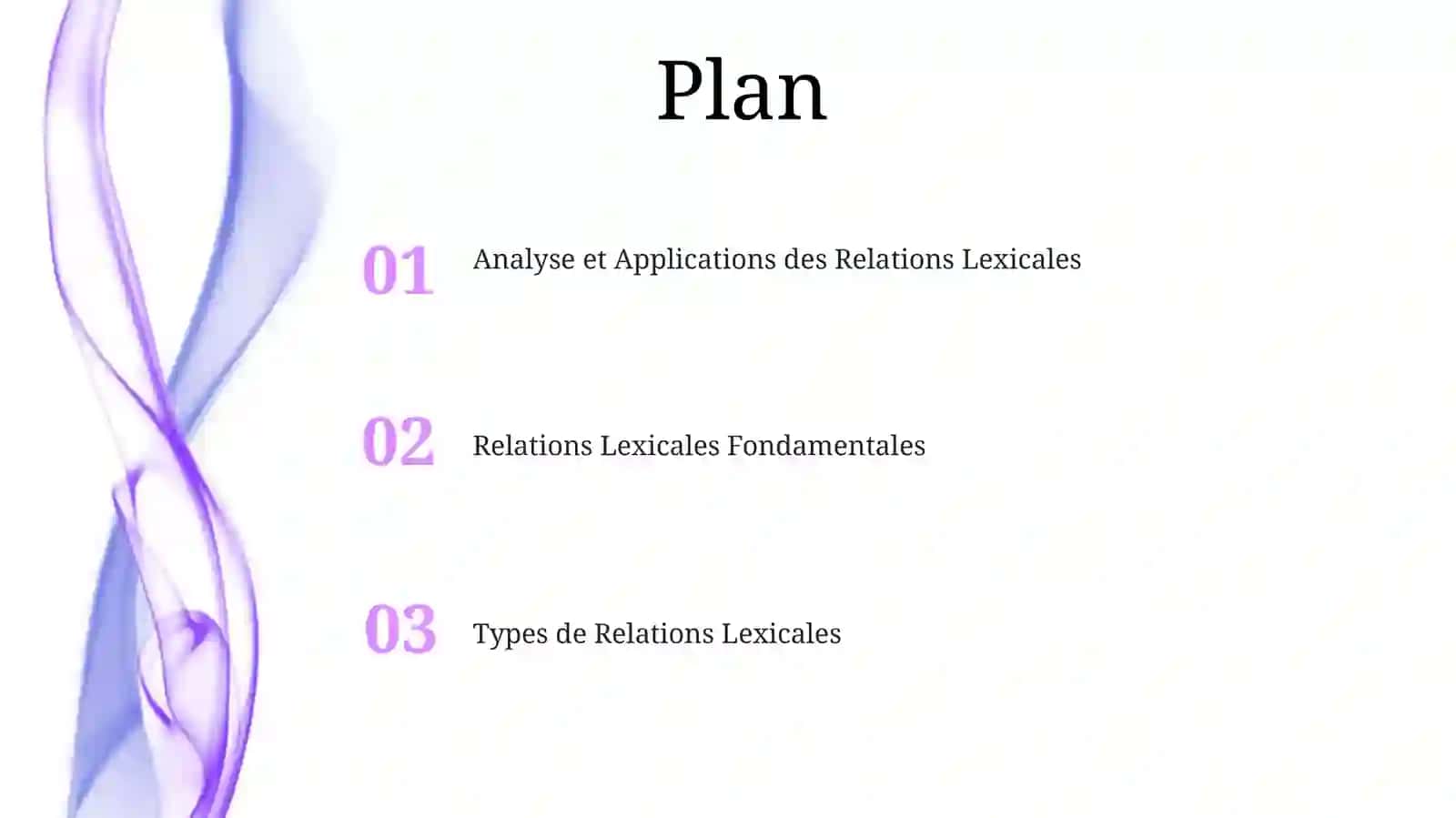 Relations Lexicales 2