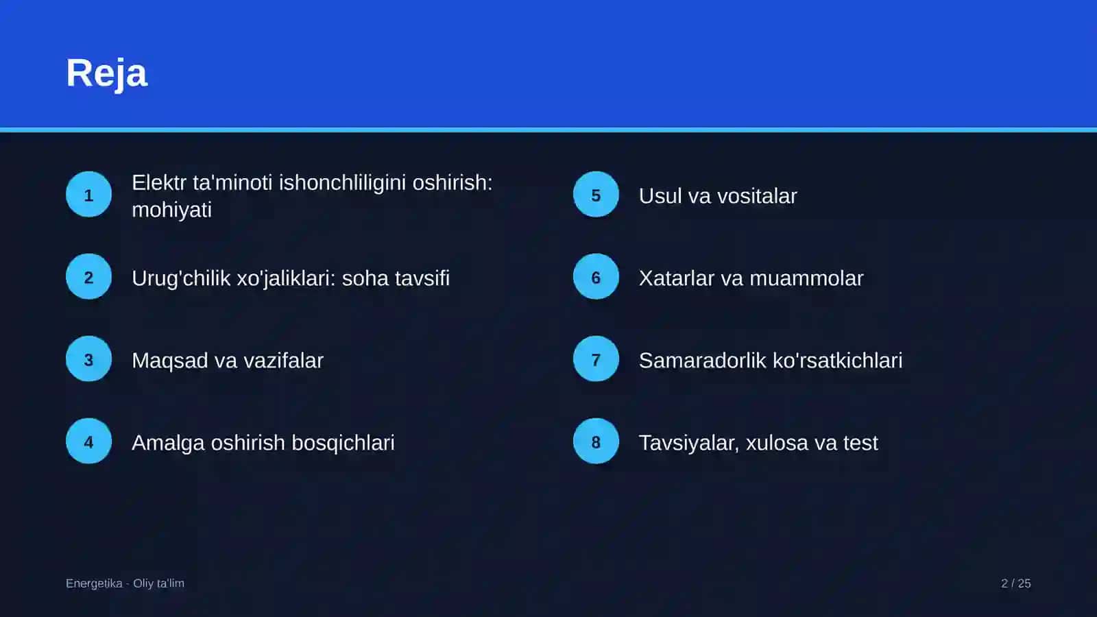urug'chilik xo'jaliklarida elektr ta'minoti ishonchliligini oshirish 6214 2