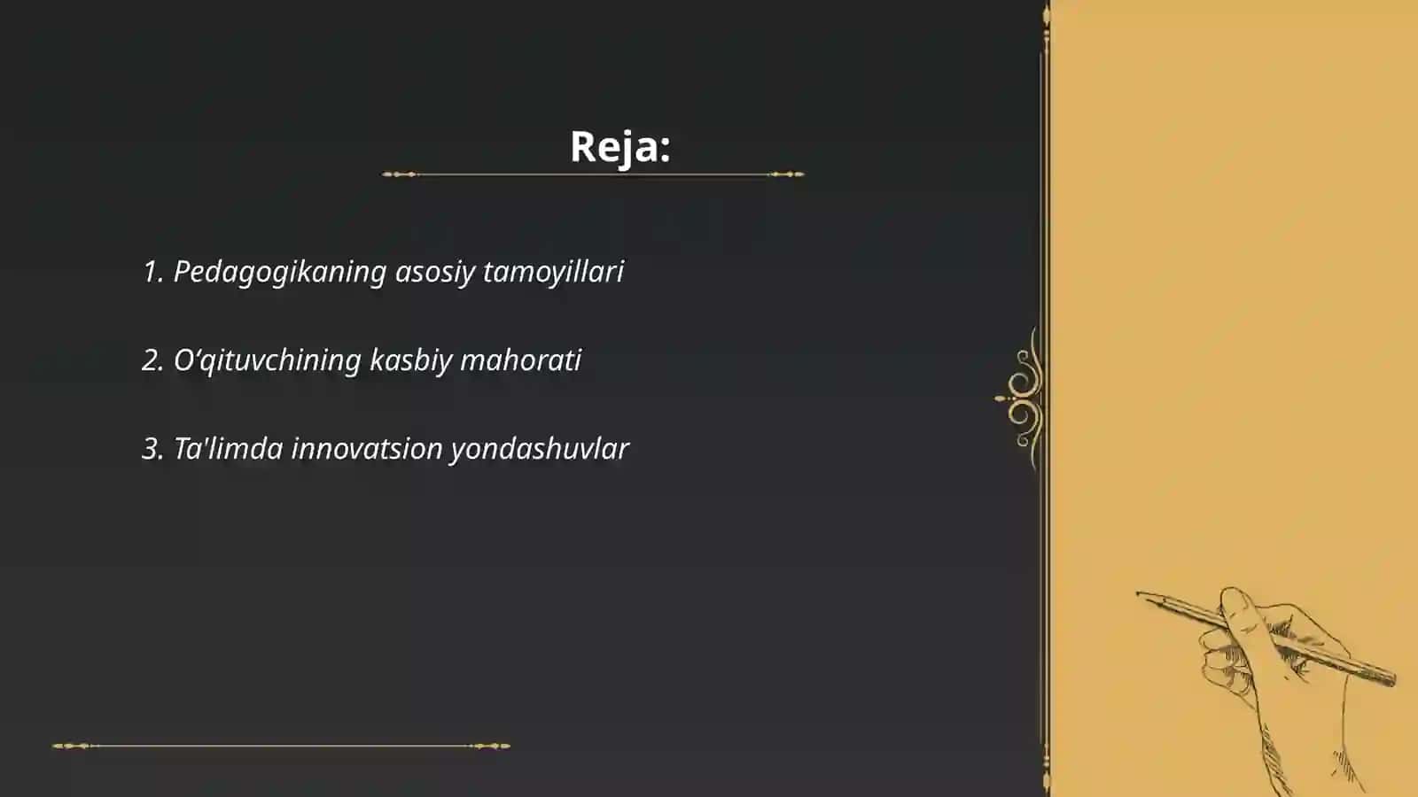 Pedagog kasbining mohiyati 2
