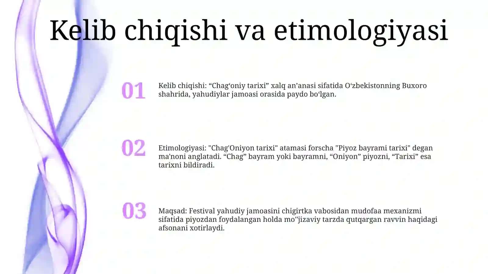 Chag'Oniyon Tarixi 2
