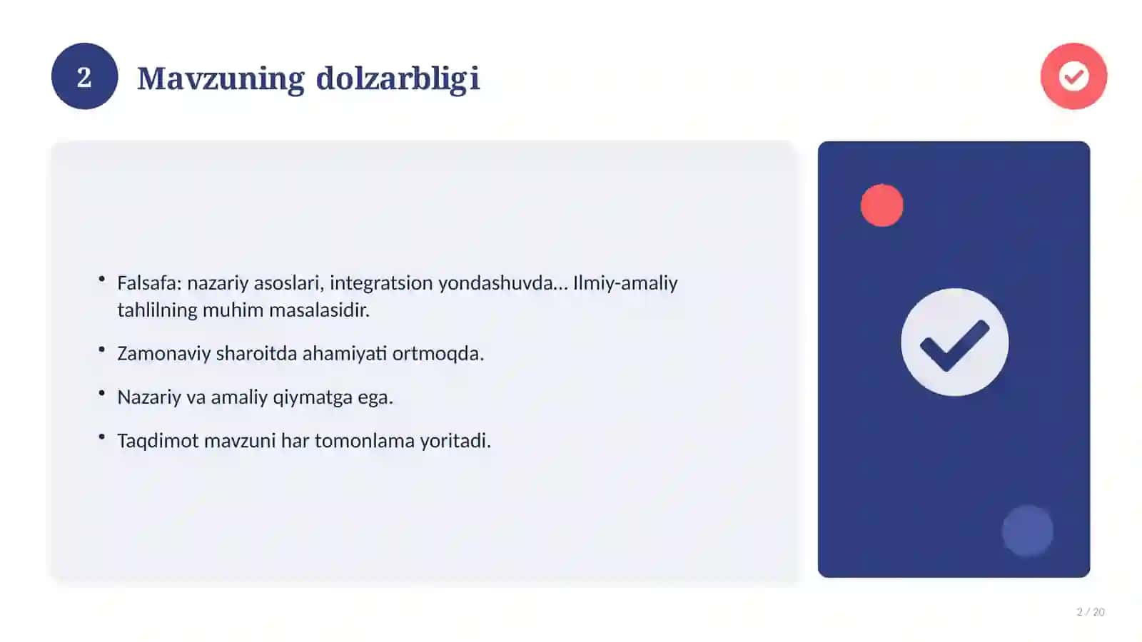 Falsafa: nazariy asoslari, integratsion yondashuvda (Esse) 2