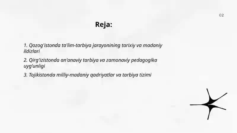 Osiyo mamlakatlarida talim-tarbiya jarayonining oziga xos xususiyatlari 2