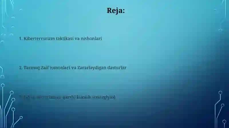 Kiberterrorizm va kiber hujumlar 2
