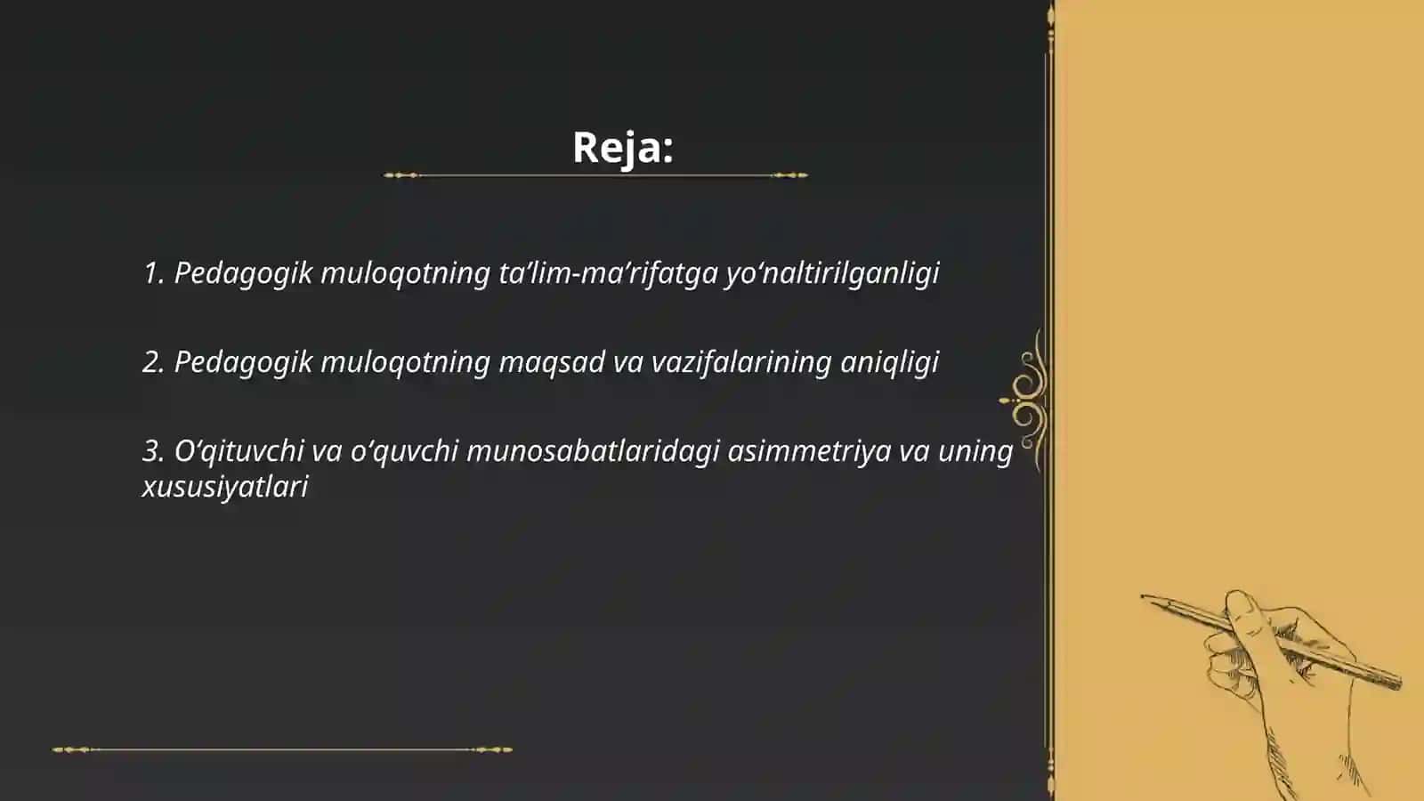 Pedagogik muloqotning oʻziga hos hususiyatlari 2