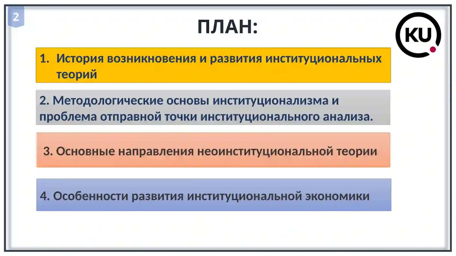 Институциональная экономика 2